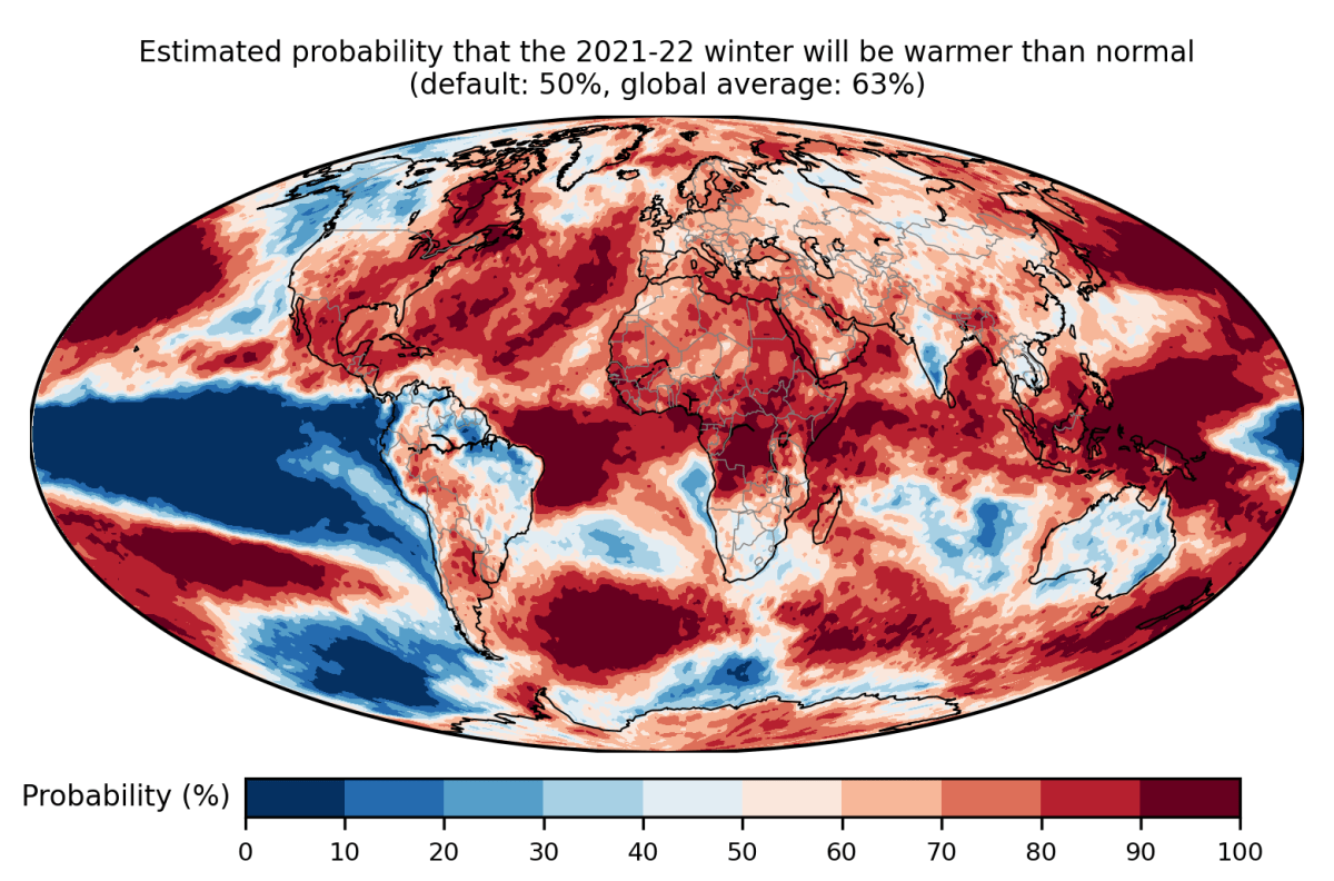 Varsel for desember 2021 og sesongvarsel for&nbsp;vinteren