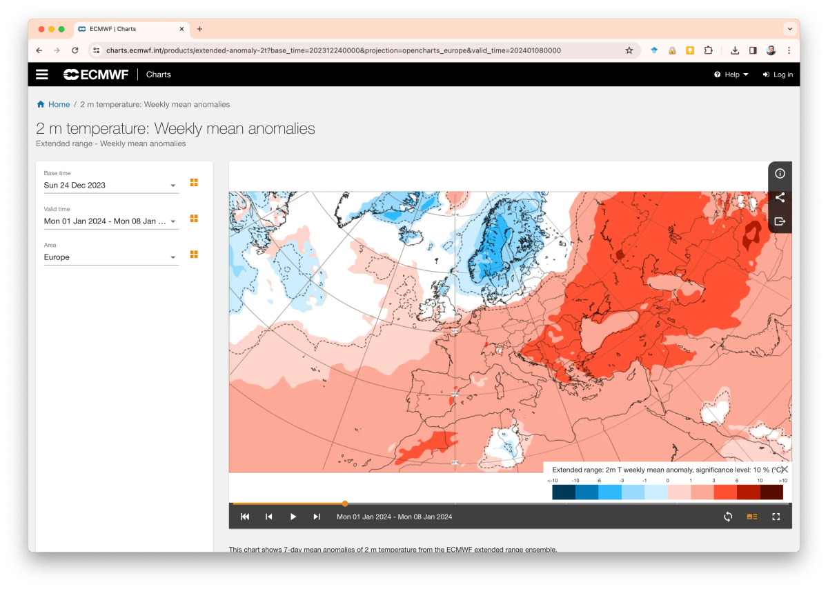 Hva er sannsynligheten for at januar 2024 blir kald (rent&nbsp;statistisk)?